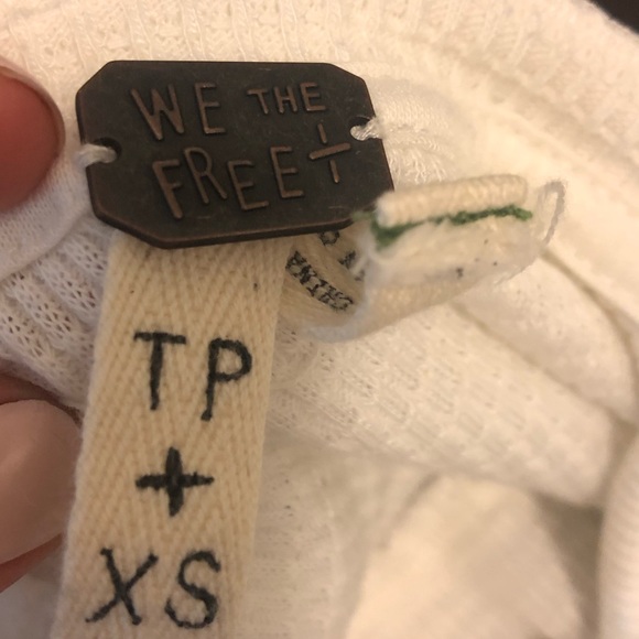 Free People cream top - Picture 2 of 4